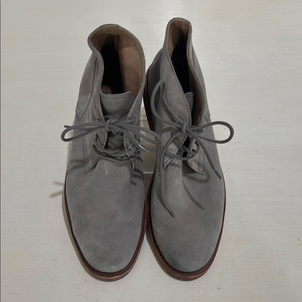 Polo by Ralph Lauren Gray Chukka Boots. Men's 13. Excellent condition. So nice! - Picture 3 of 7